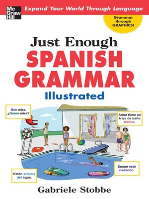 cover image of Just Enough Spanish Grammar Illustrated